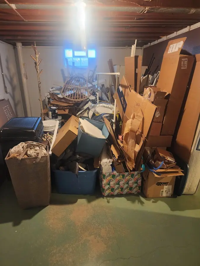 Roll-off dumpster container at job site for Construction Dumpster Rental in Woodway